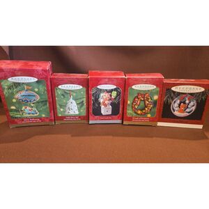 Lot of 5 Hallmark oranments